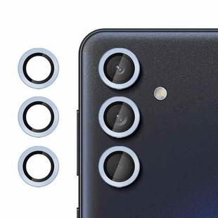 For Samsung Galaxy M55 Kalebol No Flicker Ultra-Thin Individual Camera Lens Tempered Glass Film(Distant Peak Blue)