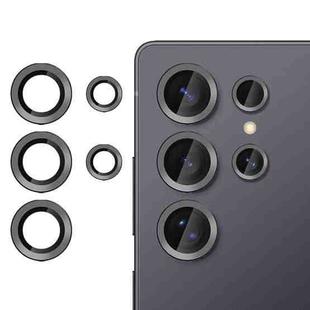 For Samsung Galaxy S25 Ultra 5G Kalebol No Flicker Ultra-Thin Individual Camera Lens Tempered Glass Film(Black)