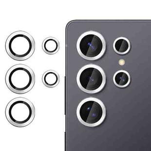 For Samsung Galaxy S25 Ultra 5G Kalebol No Flicker Ultra-Thin Individual Camera Lens Tempered Glass Film(Silver)