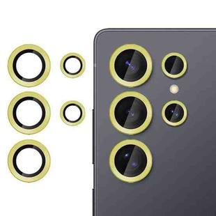 For Samsung Galaxy S25 Ultra 5G Kalebol No Flicker Ultra-Thin Individual Camera Lens Tempered Glass Film(Gold)