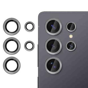 For Samsung Galaxy S25 Ultra 5G Kalebol No Flicker Ultra-Thin Individual Camera Lens Tempered Glass Film(Titanium Gray)