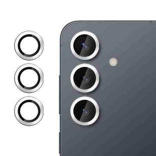 For Samsung Galaxy S25+ 5G Kalebol No Flicker Ultra-Thin Individual Camera Lens Tempered Glass Film(Silver)