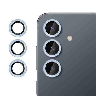 For Samsung Galaxy S25+ 5G Kalebol No Flicker Ultra-Thin Individual Camera Lens Tempered Glass Film(Distant Peak Blue)