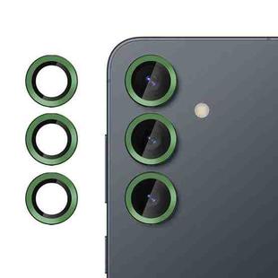 For Samsung Galaxy S25 5G Kalebol No Flicker Ultra-Thin Individual Camera Lens Tempered Glass Film(Green)