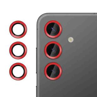 For Samsung Galaxy S24 5G Kalebol No Flicker Ultra-Thin Individual Camera Lens Tempered Glass Film(Red)