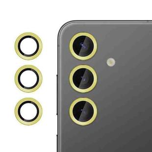 For Samsung Galaxy S24+ 5G Kalebol No Flicker Ultra-Thin Individual Camera Lens Tempered Glass Film(Gold)