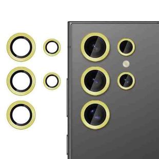 For Samsung Galaxy S24 Ultra 5G Kalebol No Flicker Ultra-Thin Individual Camera Lens Tempered Glass Film(Gold)