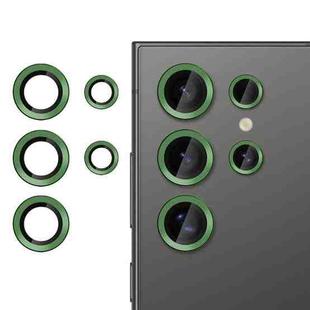 For Samsung Galaxy S24 Ultra 5G Kalebol No Flicker Ultra-Thin Individual Camera Lens Tempered Glass Film(Green)