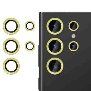 For Samsung Galaxy S23 Ultra 5G Kalebol No Flicker Ultra-Thin Individual Camera Lens Tempered Glass Film(Gold)