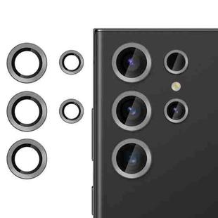 For Samsung Galaxy S23 Ultra 5G Kalebol No Flicker Ultra-Thin Individual Camera Lens Tempered Glass Film(Titanium Gray)
