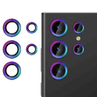 For Samsung Galaxy S23 Ultra 5G Kalebol No Flicker Ultra-Thin Individual Camera Lens Tempered Glass Film(Colorful)