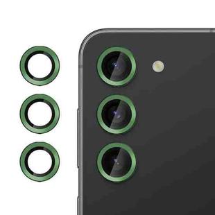 For Samsung Galaxy S23 5G Kalebol No Flicker Ultra-Thin Individual Camera Lens Tempered Glass Film(Green)
