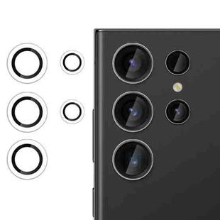 For Samsung Galaxy S22 Ultra 5G Kalebol No Flicker Ultra-Thin Individual Camera Lens Tempered Glass Film(Transparent)