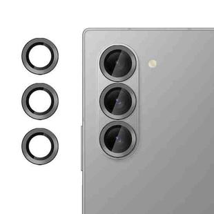 For Samsung Galaxy Z Fold6 Kalebol No Flicker Ultra-Thin Individual Camera Lens Tempered Glass Film(Black)
