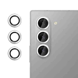For Samsung Galaxy Z Fold6 Kalebol No Flicker Ultra-Thin Individual Camera Lens Tempered Glass Film(Silver)
