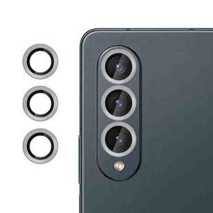 For Samsung Galaxy Z Fold4 Kalebol No Flicker Ultra-Thin Individual Camera Lens Tempered Glass Film(Graphite Gray)