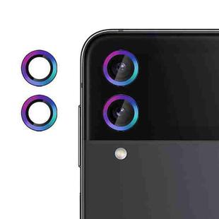 For Samsung Galaxy Z Flip4 Kalebol No Flicker Ultra-Thin Individual Camera Lens Tempered Glass Film(Colorful)
