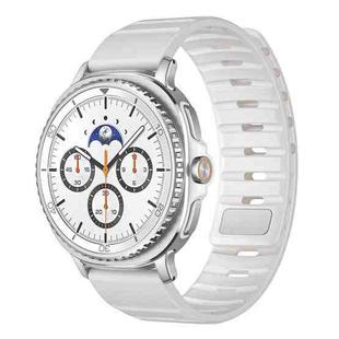 For Samsung Galaxy Watch8 / Watch8 Classic Norman Magnetic Silicone Watch Band(Starlight)