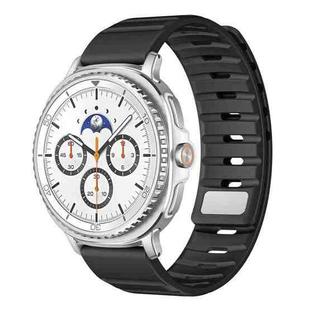 For Samsung Galaxy Watch8 / Watch8 Classic Norman Magnetic Silicone Watch Band(Black)