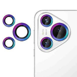 For Huawei Pura 70 Pro / Pro+ Kalebol No Flicker Ultra-Thin Individual Camera Lens Tempered Glass Film(Dazzling Colors)