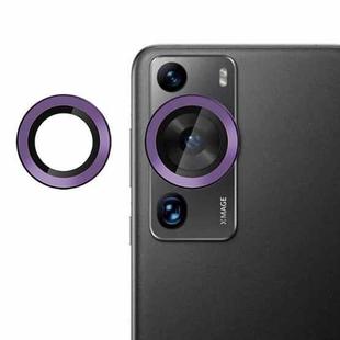 For Huawei P60 / P60 Pro / P60 Art Kalebol No Flicker Ultra-Thin Individual Camera Lens Tempered Glass Film(Purple)