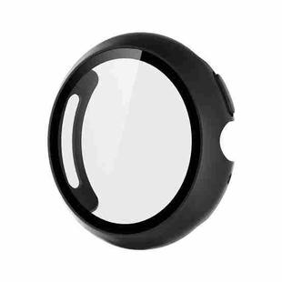 For Google Pixel Watch4 41mm Tempered Film Integrated PC Watch Protective Cover(Black)