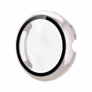 For Google Pixel Watch4 41mm Tempered Film Integrated PC Watch Protective Cover(Starlight)