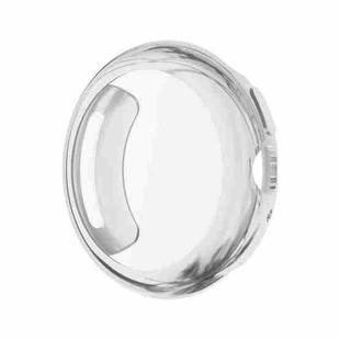 For Google Pixel Watch4 41mm Full Coverage Electroplated TPU Watch Protective Cover(Silver)