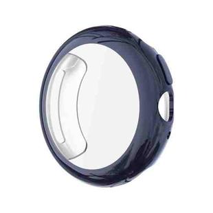 For Google Pixel Watch4 45mm Full Coverage Electroplated TPU Watch Protective Cover(Midnight Blue)