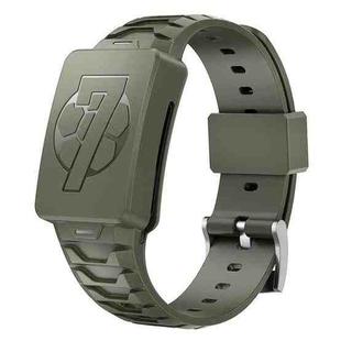 For WHOOP 4.0  Integrated TPU Watch Band(Army Green)