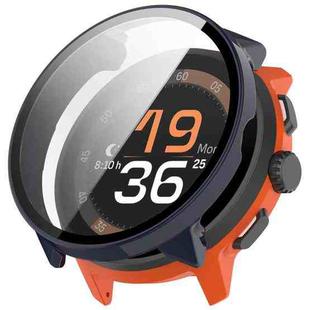 For Suunto Run Tempered Film Integrated PC Watch Protective Cover(Ink Blue)