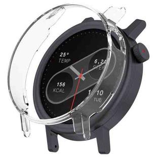 For CMF Watch 3 Pro Half Coverage Hollowed PC Watch Protective Cover(Transparent)