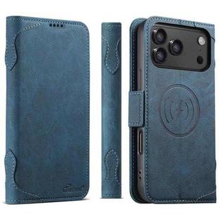 For iPhone 17 Pro Max SUTENI J07 Multifunctional Horizontal Flip Magsafe Leather Phone Case(Blue)