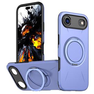 For iPhone 17 Air Kalebol Magnetic MagSafe Rotation Holder PC Phone Case(Lilac)