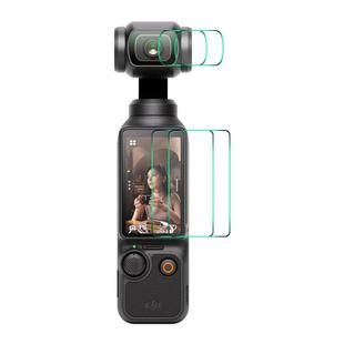 For DJI Osmo Pocket 3 2pcs ENKAY Hat-Prince 0.2mm 9H Tempered Glass Screen Protector Watch Film