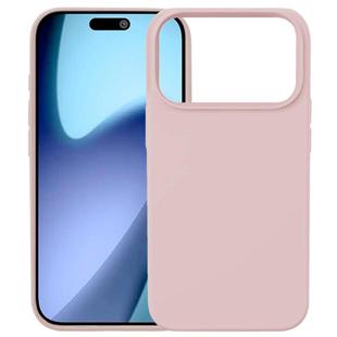 For iPhone 17 Pro Max Kalebol Solid Color Simple All-inclusive Liquid Silicone Phone Case(Pink)