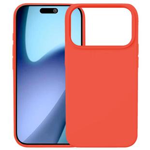 For iPhone 17 Pro Max Kalebol Solid Color Simple All-inclusive Liquid Silicone Phone Case(Orange)