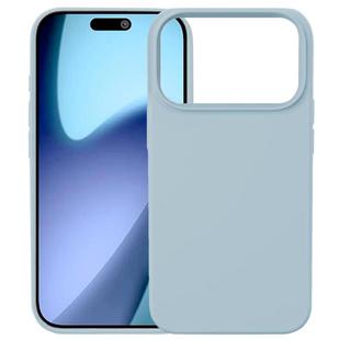 For iPhone 17 Pro Max Kalebol Solid Color Simple All-inclusive Liquid Silicone Phone Case(Light Blue)