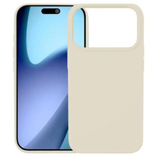For iPhone 17 Pro Kalebol Solid Color Simple All-inclusive Liquid Silicone Phone Case(Starlight)
