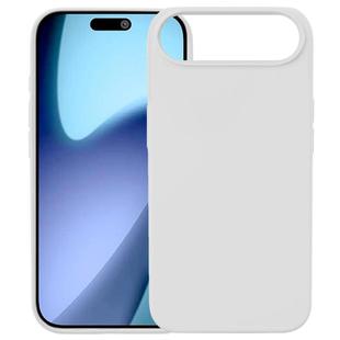 For iPhone 17 Air Kalebol Solid Color Simple All-inclusive Liquid Silicone Phone Case(White)