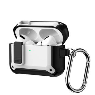 For AirPods Pro 3 Lock TPU Hybrid PC Earphone Protective Cover(White)