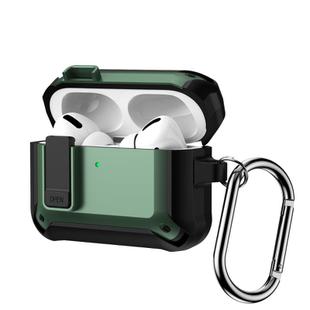 For AirPods Pro 3 Lock TPU Hybrid PC Earphone Protective Cover(Green)