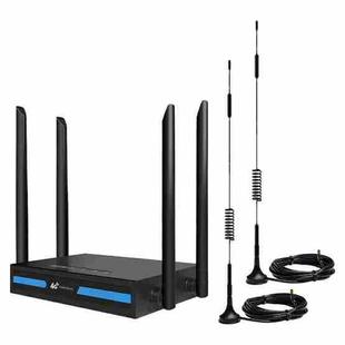ED126-E With 2 Outdoor Suction Cup Antennas 4G LTE Router WiFi CPE Wireless Network Router, Plug:EU Plug