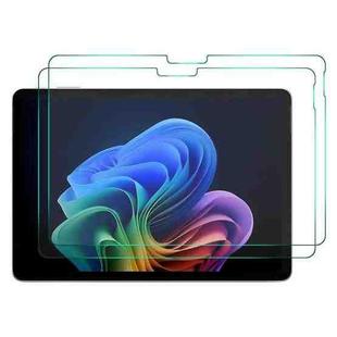 For Microsoft Surface Pro 12 2025 2pcs ENKAY Hat-Prince 0.33mm Explosion-proof Tempered Glass Film