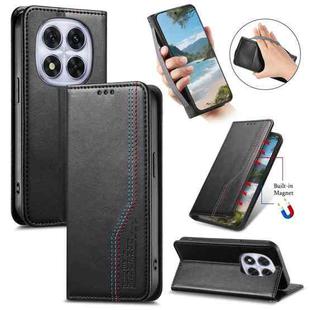 For Redmi Note 14 Pro 4G Glodal Elastic Wristband Magnetic Suction Leather Phone Case(Black)