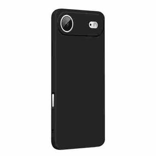 For iPhone 17 Air MOFI Caring Soft Shell Liquid Silicone Skin Feel Phone Case(Black)