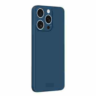 For iPhone 14 Pro Max MOFI Caring Soft Shell Liquid Silicone Skin Feel Phone Case(Blue)