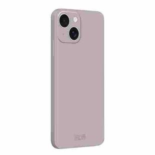 For iPhone 15 Plus MOFI Caring Soft Shell Liquid Silicone Skin Feel Phone Case(Titanium Gray)