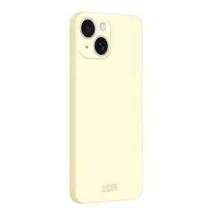 For iPhone 14 Plus MOFI Caring Soft Shell Liquid Silicone Skin Feel Phone Case(White)