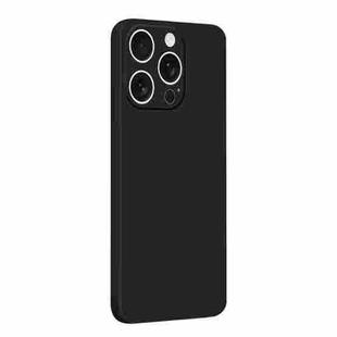 For iPhone 13 Pro Max MOFI Caring Soft Shell Liquid Silicone Skin Feel Phone Case(Black)
